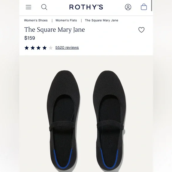 Rothy's Max Square Mary Janes - Picture 6 of 6